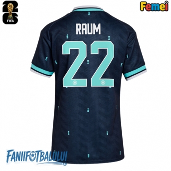 Germania David Raum #22 Echipament de Fotbal Replică Mondial 2026 Femei Deplasare